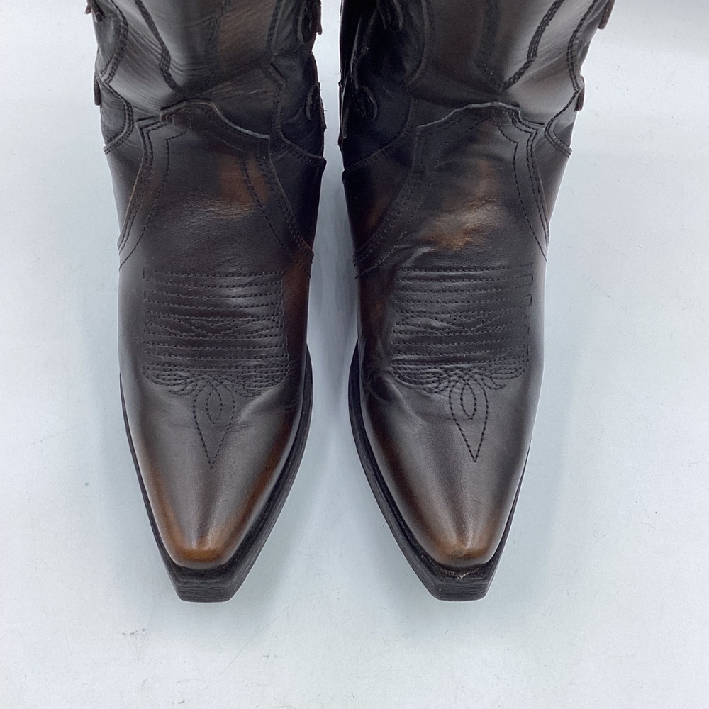 Women’s Sterling River Brown Western Leather Boots SR25013 Size 6 VGC!! - Picture 4 of 10